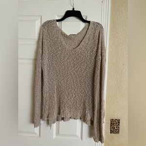 Brandy Melville light weight over sized sweater oatmeal color